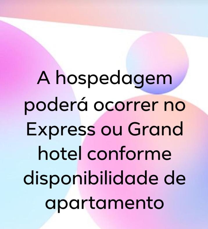 Golden Dolphin 3Pessoas Com Piscinas Termais Mais Toalhas E Roupas De Cama Lencois Travesseiros Fronhas Limpeza Do Check In Impostos E Taxas Ja Incluso Atencao A Hospedagem Podera Ocorrer No Express Ou Grand Hotel,Conforme A Disponibilidade De Apto Caldas Novas Dış mekan fotoğraf