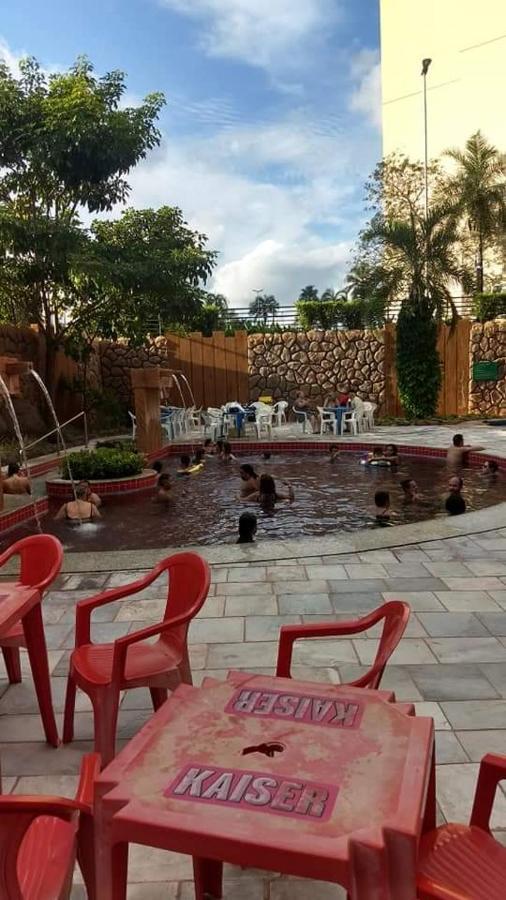 Golden Dolphin 3Pessoas Com Piscinas Termais Mais Toalhas E Roupas De Cama Lencois Travesseiros Fronhas Limpeza Do Check In Impostos E Taxas Ja Incluso Atencao A Hospedagem Podera Ocorrer No Express Ou Grand Hotel,Conforme A Disponibilidade De Apto Caldas Novas Dış mekan fotoğraf